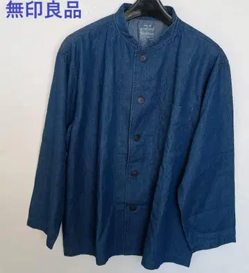 MUJI 무인양품 데님 셔츠 새상품급/무지 라보 무인양품