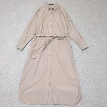 23구 봄/여름 CANCLINI 셔츠 원피스 벨트 리본 코튼 38