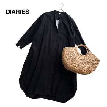새상품급 DIARIES 다이어리즈 코튼 블라우스 원피스 셔츠 원피스