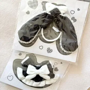 10cm 무속성 봉제 인형 의류 솜인형 옷 갈아입기 인형옷 블랙