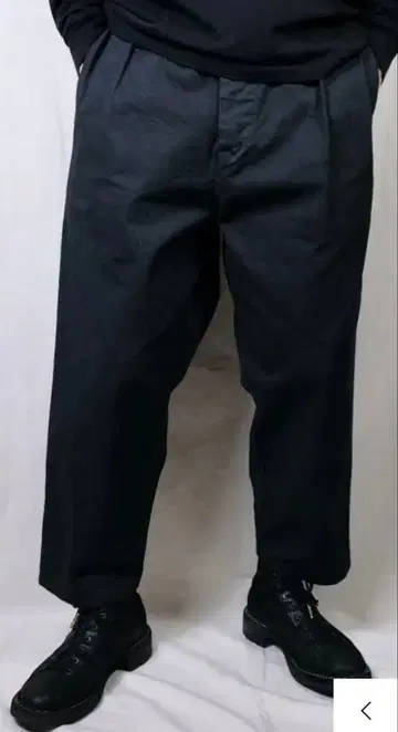 TUKI 플라이어 팬츠 G/D 가먼트 다이드 블랙