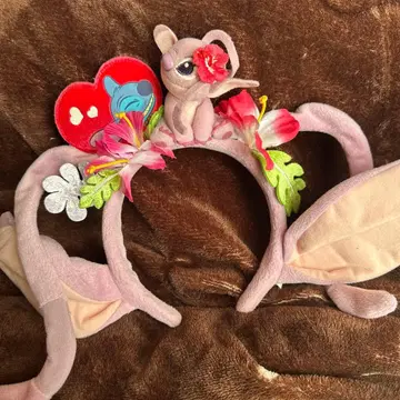 디즈니 릴로 앤 스티치 엔젤 머리띠