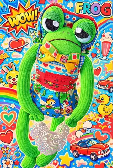 개구리 삭스 봉제 인형