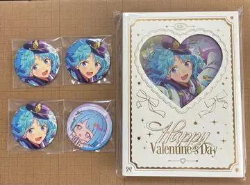 시노 하지메 캔뱃지 애니카페 발렌타인 비쥬 코프레