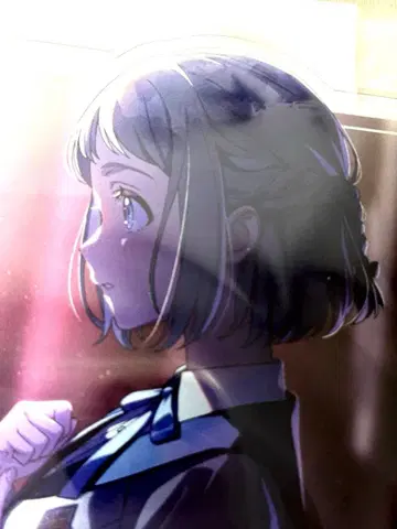 학원 아이돌 마스터 카츠라기 리리야 아크릴 스탠드 화이트 라인