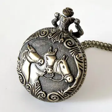 회중시계/헌터/쿼츠/남성용/여성용/레트로풍/말