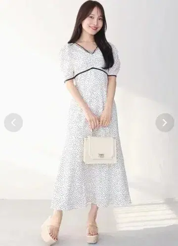 [ 새상품급 ] 머큐리 듀오 도트 원피스 오자와 미사토 콜라보 M 사이즈