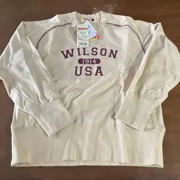 Wilson WL170S 트레이닝복 S 사이즈 아이보리