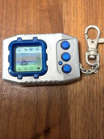 디지몬 펜듈럼 ver.1 NATURE SPIRITS 실버 블루