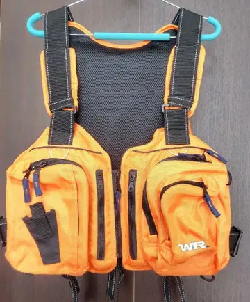 WR WRAPS RISE 낚시용 조끼 오렌지