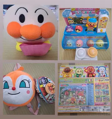 호빵맨 아이스크림 가게 기타 굿즈 세트
