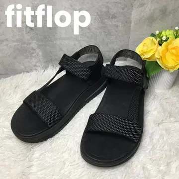 컨디션 최상 fitflop 핏플랍 스포츠 샌들 블랙 25cm