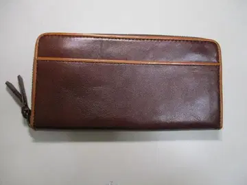 하자품 새상품 지갑 남성용 여성용 장지갑 라운드 지퍼 천연 가죽 일본제