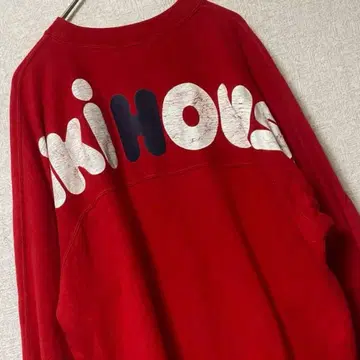 [레어] miki HOUSE 빨간색 트레이닝복 M 사이즈 백 프린트