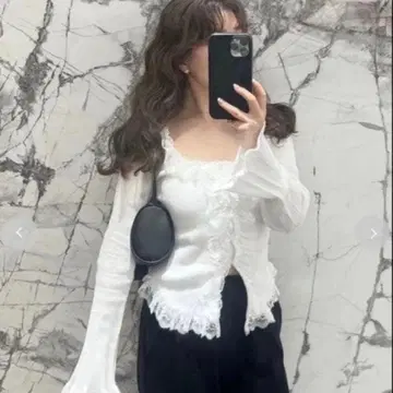 Sustainable 프릴 니트 풀오버