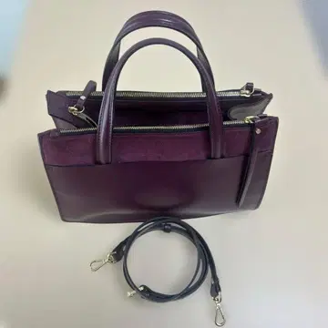 [ GIANNI CHIARINI ] 핸드백 보라색 숄더 스트랩 포함