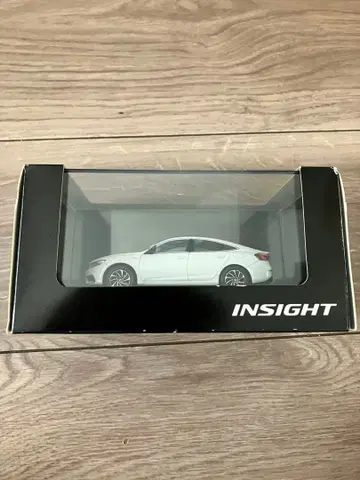 1/43 혼다 INSIGHT 미니카 컬러 샘플 플라티나 화이트 펄