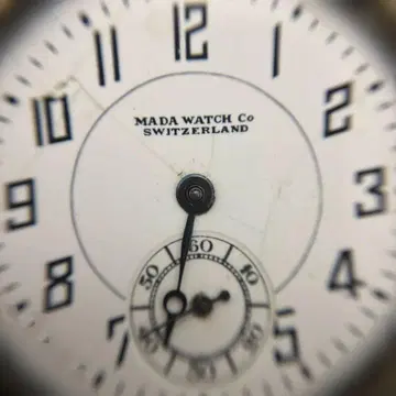 스위스산 회중시계 수동 와인딩 MADA WATCH CO 포켓 워치