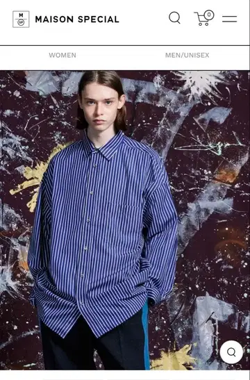 THOMAS MASON/토마스 메이슨 프라임 오버 셔츠