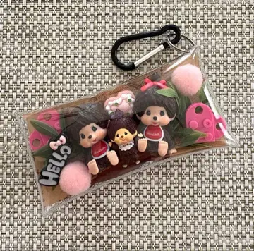 몬치치 몬치치짱 가챠 굿즈 키링 파우치