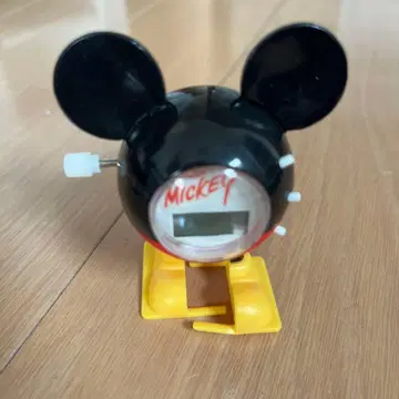 빈티지 정크 미키마우스 태엽 시계