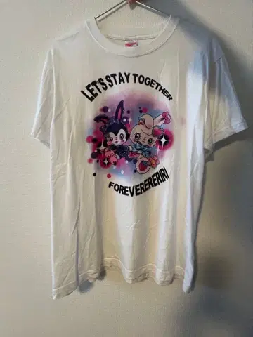 레이리에 T셔츠 화이트 레레리리 T셔츠 REIRIE