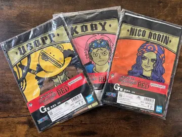 원피스 필름 레드 캐릭터 타월 3개 세트