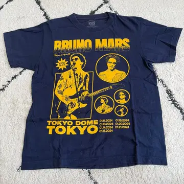 브루노마즈 2024 라이브 티셔츠 S사이즈