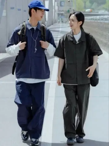 도시 여름 라이트 셔츠/바지