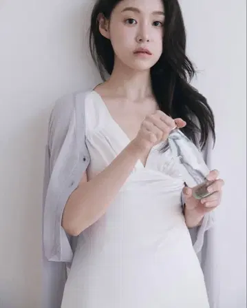 yoonseulshop 플레인 시스루 가디건
