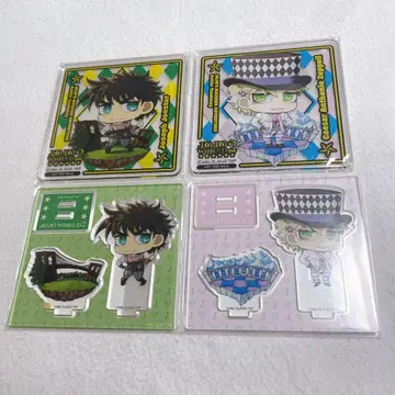 죠죠의 기묘한 모험 죠셉 시저 죠죠 월드 아크릴 스탠드 코스터