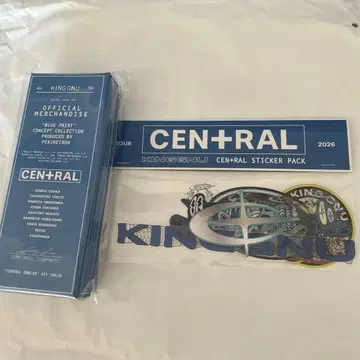 KING GNU CEN+RAL 스티커 실버 키링