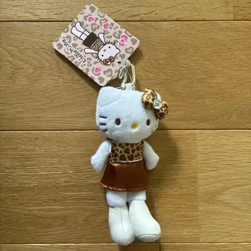 헬로키티 스타일업 마스코트 발길이 레오파드 무늬 GOGO 갸루