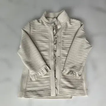 익일 배송 HIROKO BIS 아이보리 스트라이프 가디건 사이즈 11