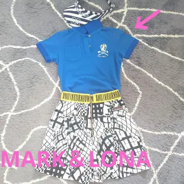 [ 새상품급 ] MARK&LONA 마크앤로나 반팔 피케 셔츠 블루