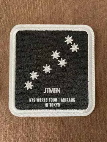 BTS ARIRANG 와펜 스티커 Tokyo Jimin 지민