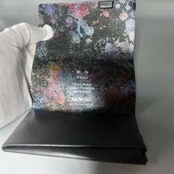 [ 새상품급 ] Shosa 명함지갑 가죽 일본제 아트 패턴