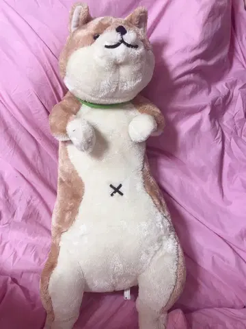 커다란 강아지 봉제 인형