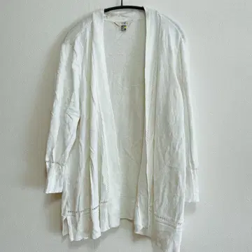 [빅 사이즈] terra & sky 시스루 니트 롱 가디건 1X