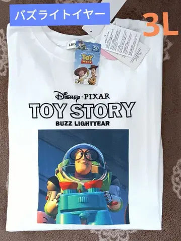 새상품 3L Disney Toy Story 버즈 라이트이어 티셔츠