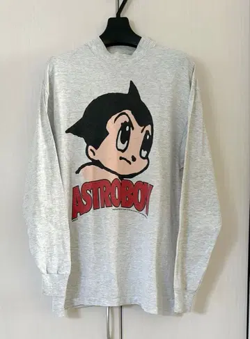철완 아톰 ASTROBOY 롱티 애니메이션 캐릭터 구제 의류