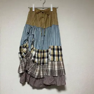 롱 스커트 플레어 귀여운 엘르 로디오 EL LODEO