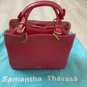 사만사 타바사 핑크 핸드백