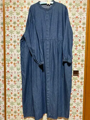 사만사 모스모스 데님 원피스