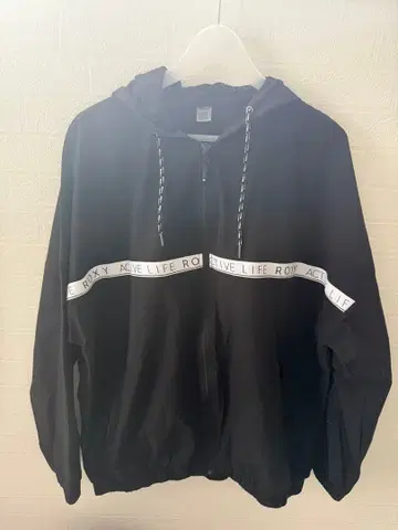 ROXY 블랙 점퍼 윈드 브레이커