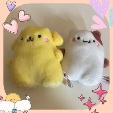 산리오 나란히 두 미 프렌즈 마스코트 봉제 인형 폼폼푸딩 머핀