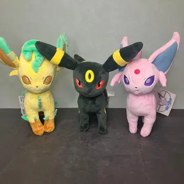 포켓몬 센터 봉제 인형 블래키 에브이 리피아 택 포함