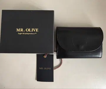 MR. OLIVE 3단 접이식 지갑 블랙