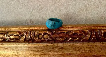 앤티크 빈티지 터콰이즈 블루 반지