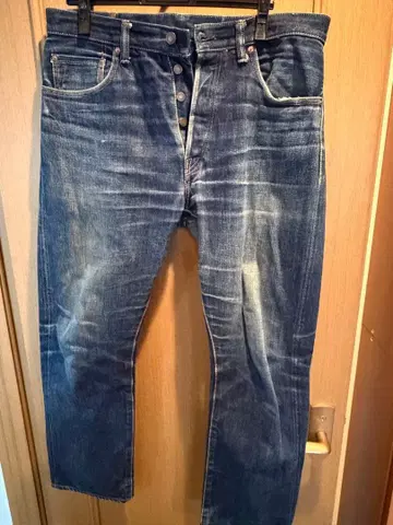 모모타로 진즈 동단 라벨 슬림 테이퍼